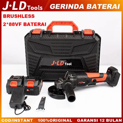 Jual JLD 88VF Gerinda Baterai Brushless 4Inch M10 Cordless Angle