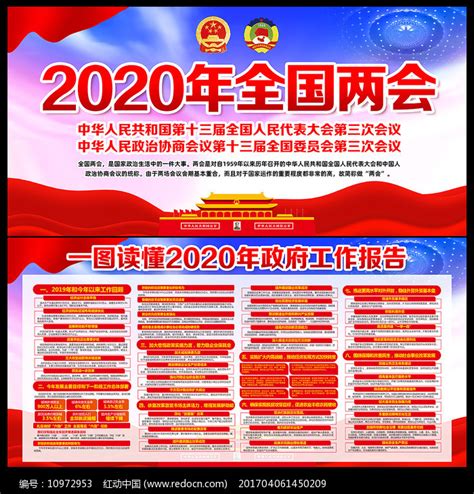 2020两会展板图片下载红动中国