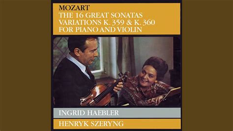 Mozart Violin Sonata No In E Minor K I Allegro Youtube