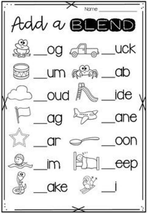 Consonant Blends Activity For 3 Consonant Blends Worksheets Blends