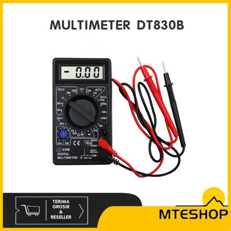 MTE MULTIMETER AVOMETER MULTITESTER DIGITAL DT 830B Lazada Indonesia