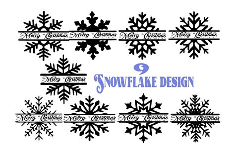 Merry Christmas Snowflake Graphic By Hossaindipa34 · Creative Fabrica