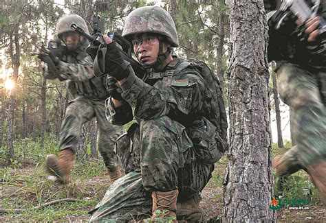 实兵对抗演练高清影像丨布阵山野 淬炼精兵侦察冲击火力点