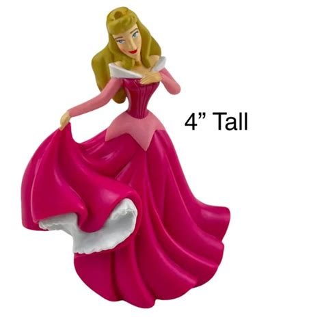 Disney Princess Aurora Sleeping Beauty In Pink Dress Gown Figure Cake