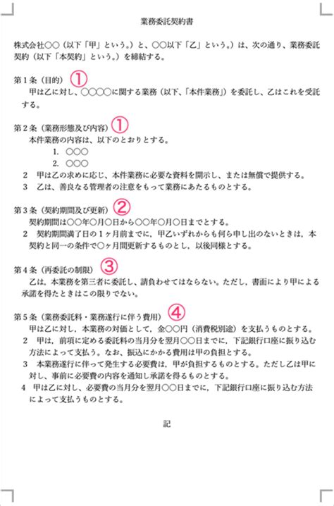 業務委託契約書とは？個人事業主が確認すべきポイントを解説 起業・開業お役立ち情報 弥生株式会社【公式】