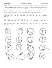 Master Circle Geometry With Angle And Arc Measurements GSE Course Hero