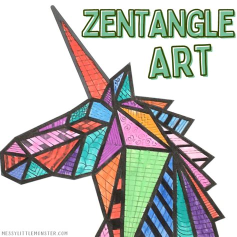Zentangle Pattern Elementary Art Projects Zentangle A