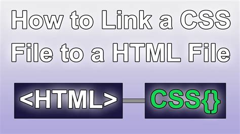 How To Link A Css File To A Html File [web Tutorial] Youtube