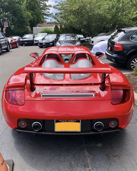 Porsche Carrera Gt Painted In Guards Red Photo Taken By