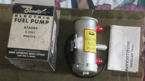 Nos Bendix 6 Volt Positive Ground Fuelpump Parts For Sale Antique Automobile Club Of America