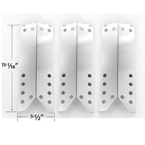 3 Pack Stainless Steel Heat Plate Replacement For Sunbeam Grillmaster Kenmore Sears 122