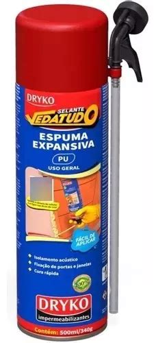 Kit 2 Unid Espuma Poliuretano Expansiva 340g 500ml Dryko