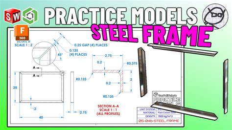 SOLIDWORKS Practice Onshape Practice Fusion 360 Practice