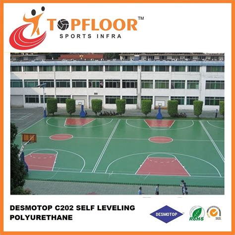 Synthetic Acrylic Basketball Court For Outdoor Sports Surface Mm