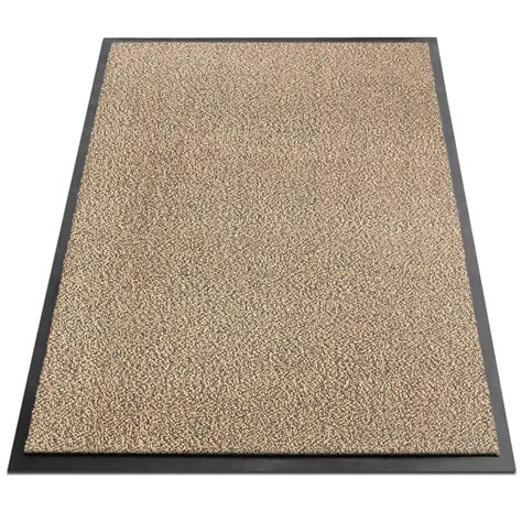 KARAT Tapis de Porte Paillasson d entrée SKY moutarde noir 200 x 200