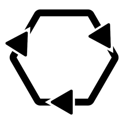 Reciclar Vector Icono Vector Premium