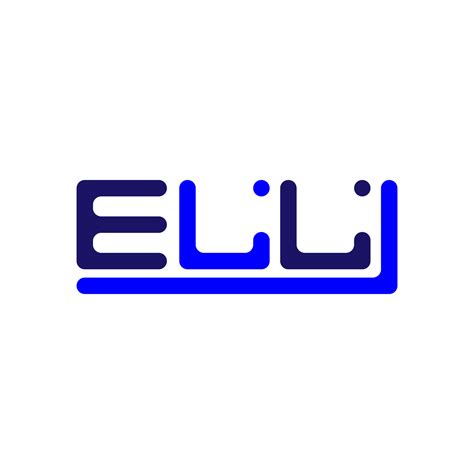 Ell Letter Logo Creative Design With Vector Graphic Ell Simple And