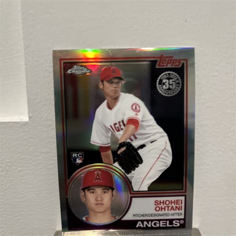 2018 Topps Chrome SHOHEI OHTANI 35th Anniversary Refractor Rookie Card