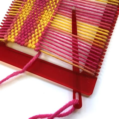 Weaving Loom Kit Beginner Weaving Set Small Frame Loom DIY Etsy