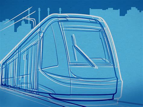 Kansas City Streetcar Illustration by Josh Chavis on Dribbble