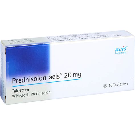 Prednisolon Acis 20 Mg Tabletten 10 St Auf E Rezept Kaufen APONEO