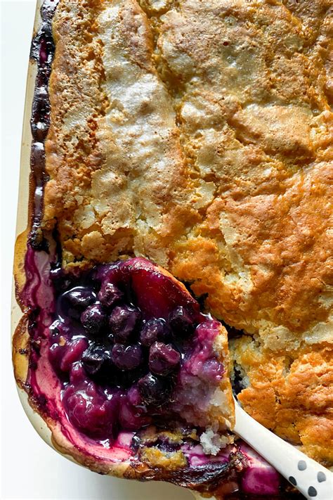 Old Fashioned Peach And Blueberry Cobbler Reluctant Entertainer