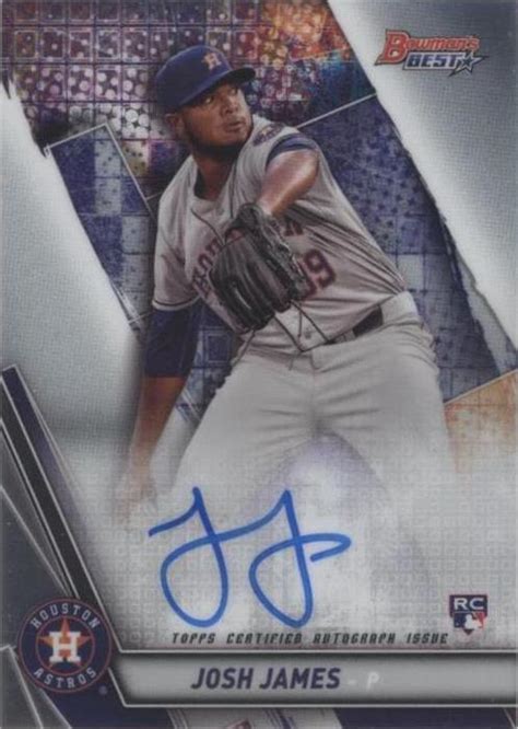 Bowman S Best Autographs B Jj Josh James Au Rc For Sale