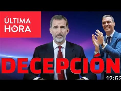 ÚLTIMA HORADECEPCIÓN EL REY FELIPE VI FIRMA LA LEY DE AMNISTÍA