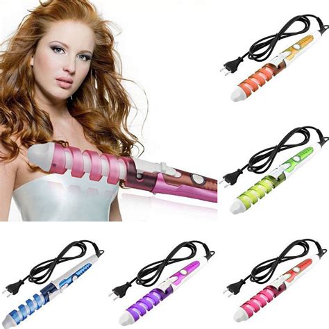 Shopmania Professional Hair Curling Wand Spiral Curler Electrical Ceramic Iron Tool From Opensky