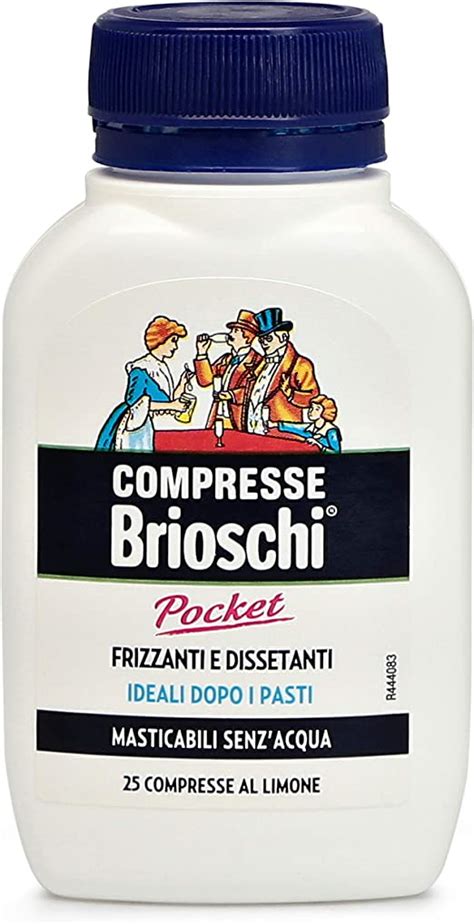 Brioschi Compresse Effervescenti Al Gusto Di Limone Digestivo