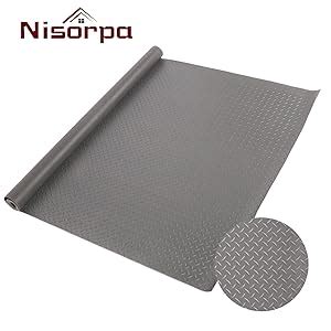 Nisorpa Rubber Garage Floor Mat X M Checker Rubber Matting Mm