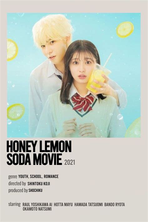 Honey Lemon Soda Movie Poster In 2023 Honey Lemon Japanese Drama