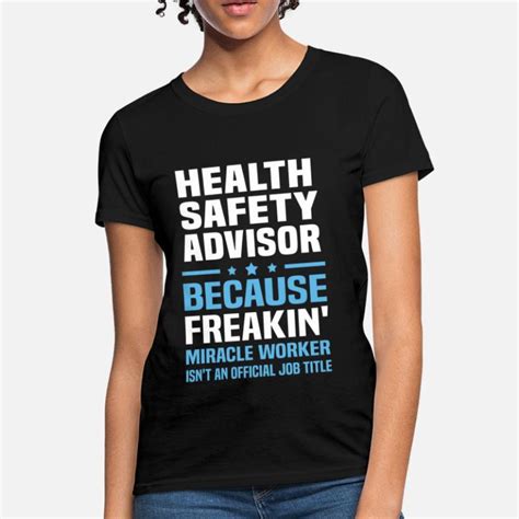 Shop Health And Safety Manager Funny T-Shirts online | Spreadshirt