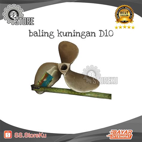 Jual Baling Kuningan Daun 3 D3 X 10 D10 D9 Kipas Baling Kapal Perahu