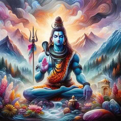 El Se Or Shiva Imagen Premium Generada Con Ia