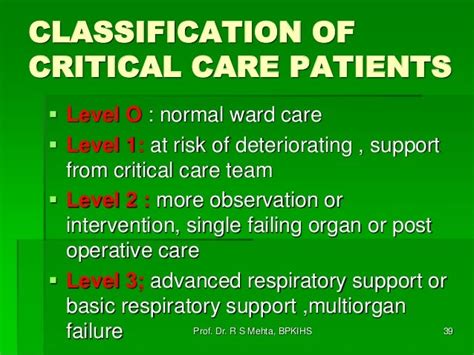 1 Critical Care