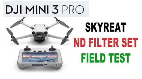 Dji Mini Pro Skyreat Nd Filters For Cinematic Footage Youtube