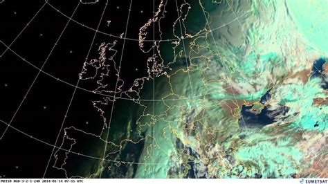 Enero de 2014 en imágenes del Meteosat