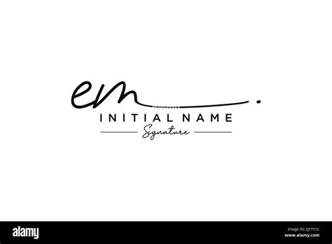 Em Logo Black And White Stock Photos And Images Alamy