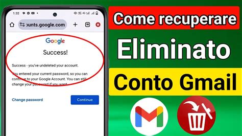 Come Recuperare Un Account Gmail Cancellato YouTube