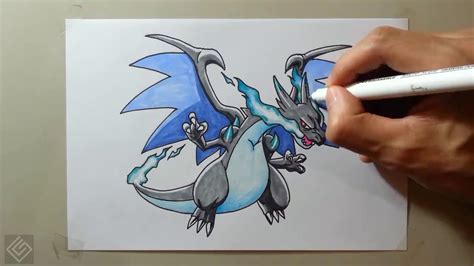 Pokemon Charizard Mega Evolution Drawing