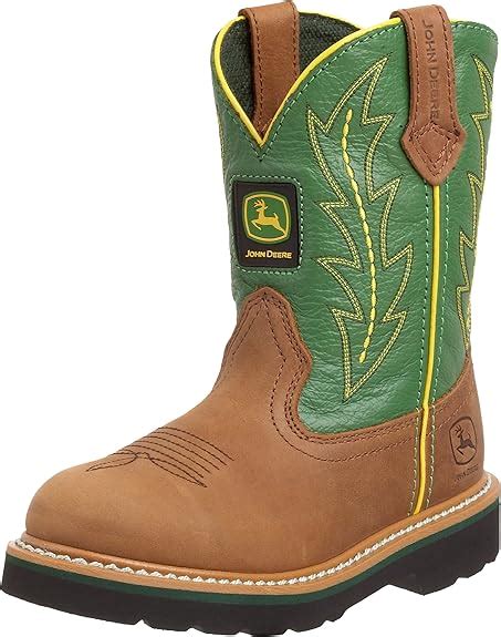 John Deere Toddler Kids Cute Green Cowboy Boots 25 Uk