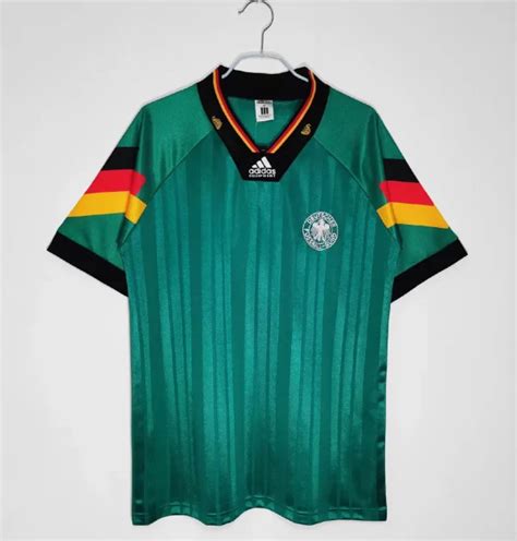 1992 Germany Away Retro Jersey Adidas Football Shirt Kicks Kit