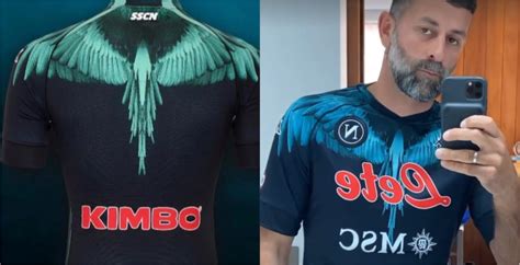 Il Napoli Presenta La Nuova Maglia Firmata Marcelo Burlon