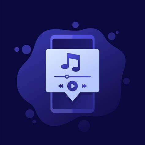 Premium Vector Music Player With Play Buttons Vector Design