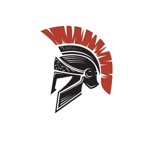 Premium Vector Spartan Helmet Logo Vector