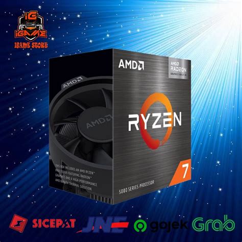 Jual AMD Ryzen 7 5700G Box Cezanne 7nm With Radeon Vega Graphics TOP