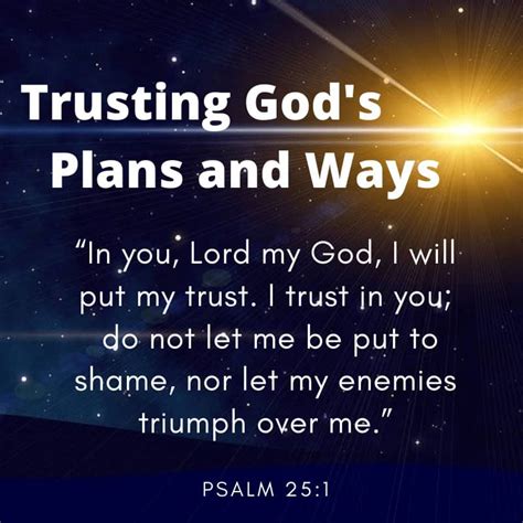 Trusting Gods Plans And His Ways Devotion By Mandy