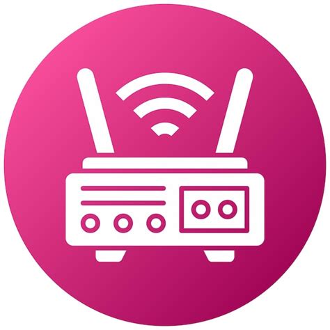 Premium Vector Wifi Router Icon Style