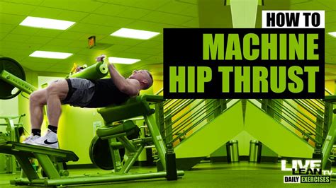 How To Do A MACHINE HIP THRUST Matrix Glute Trainer Exercise